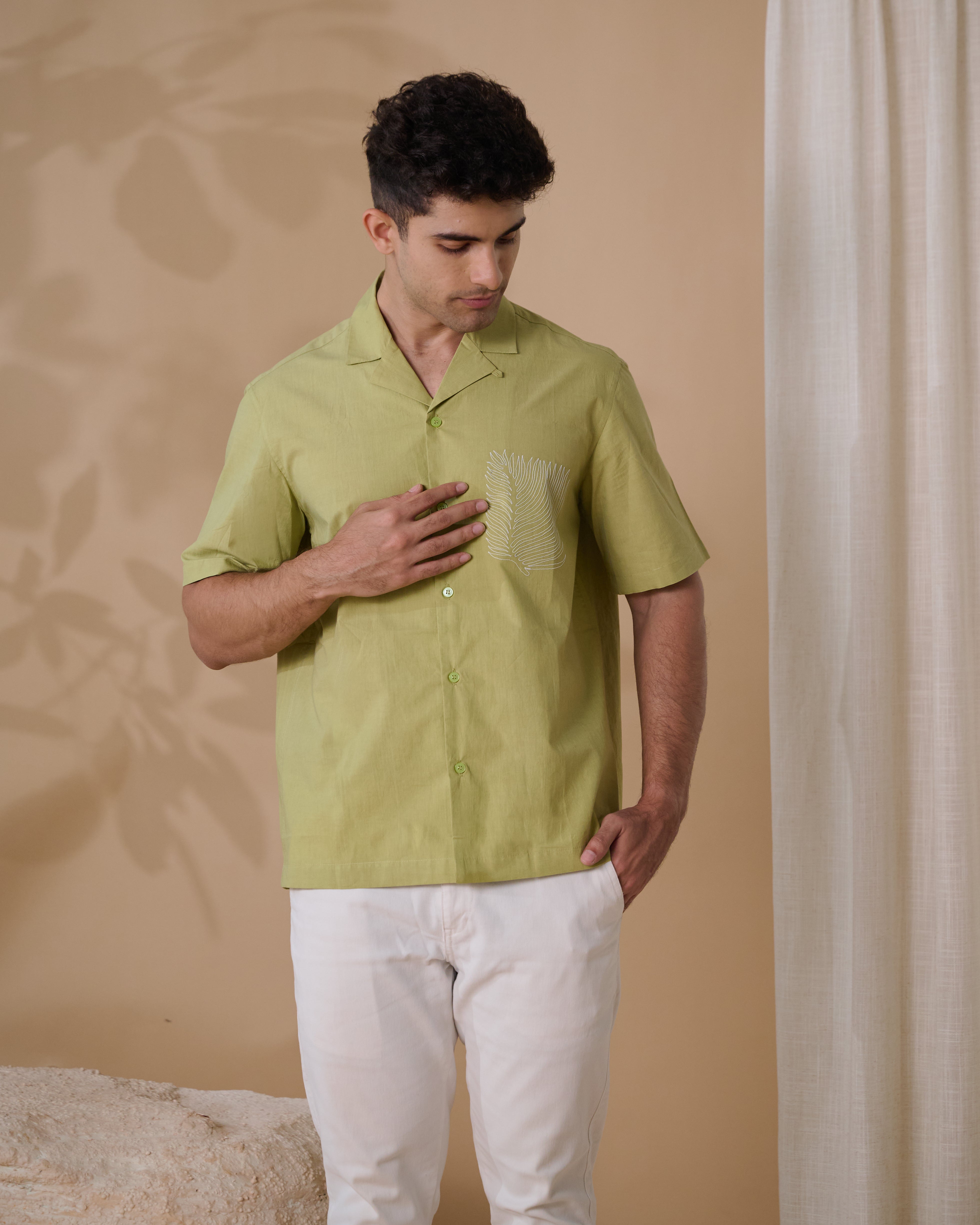 Pista Leaf Organic Cotton Shirt