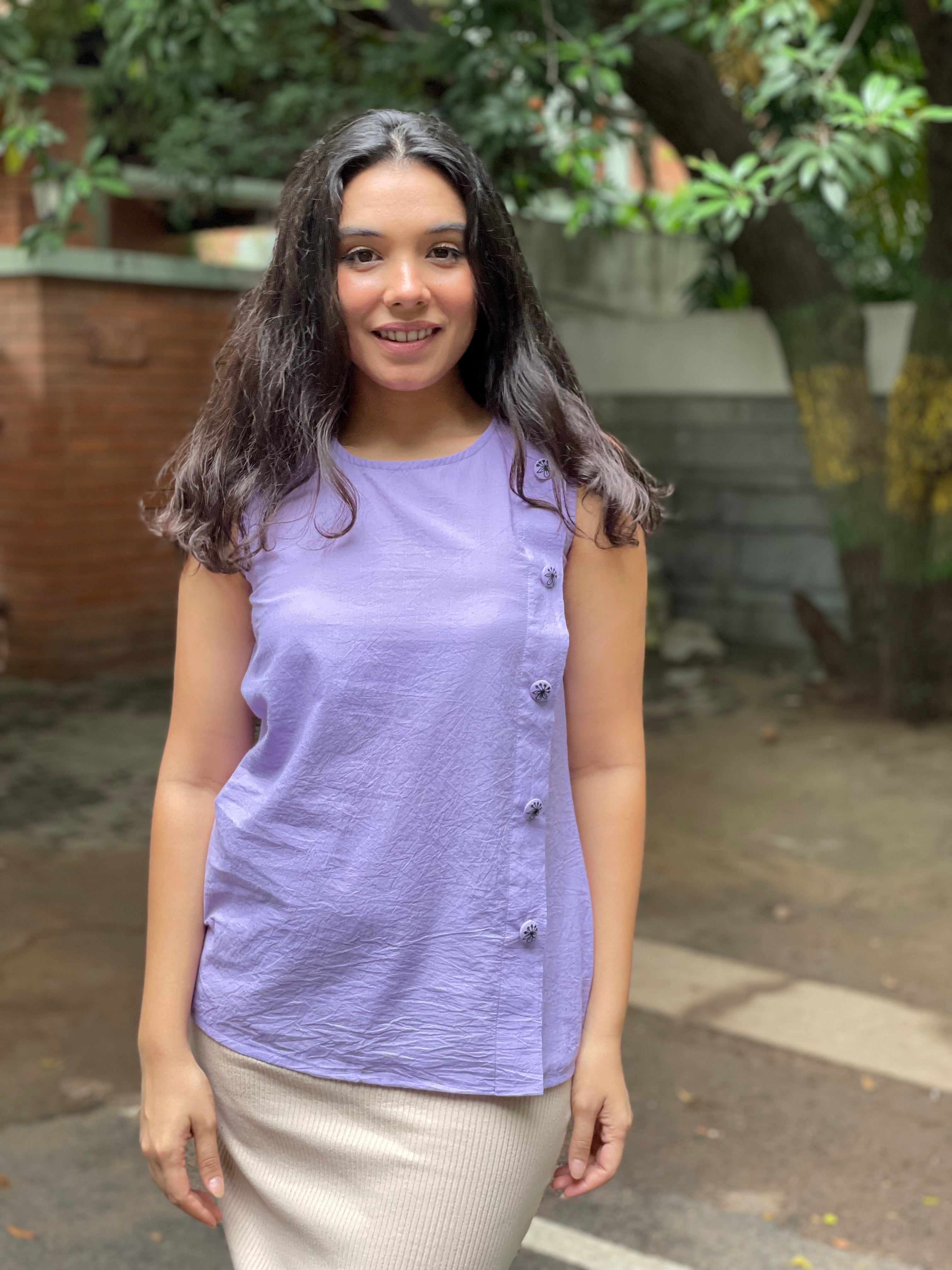 Lavender Dream Organic Cotton Top