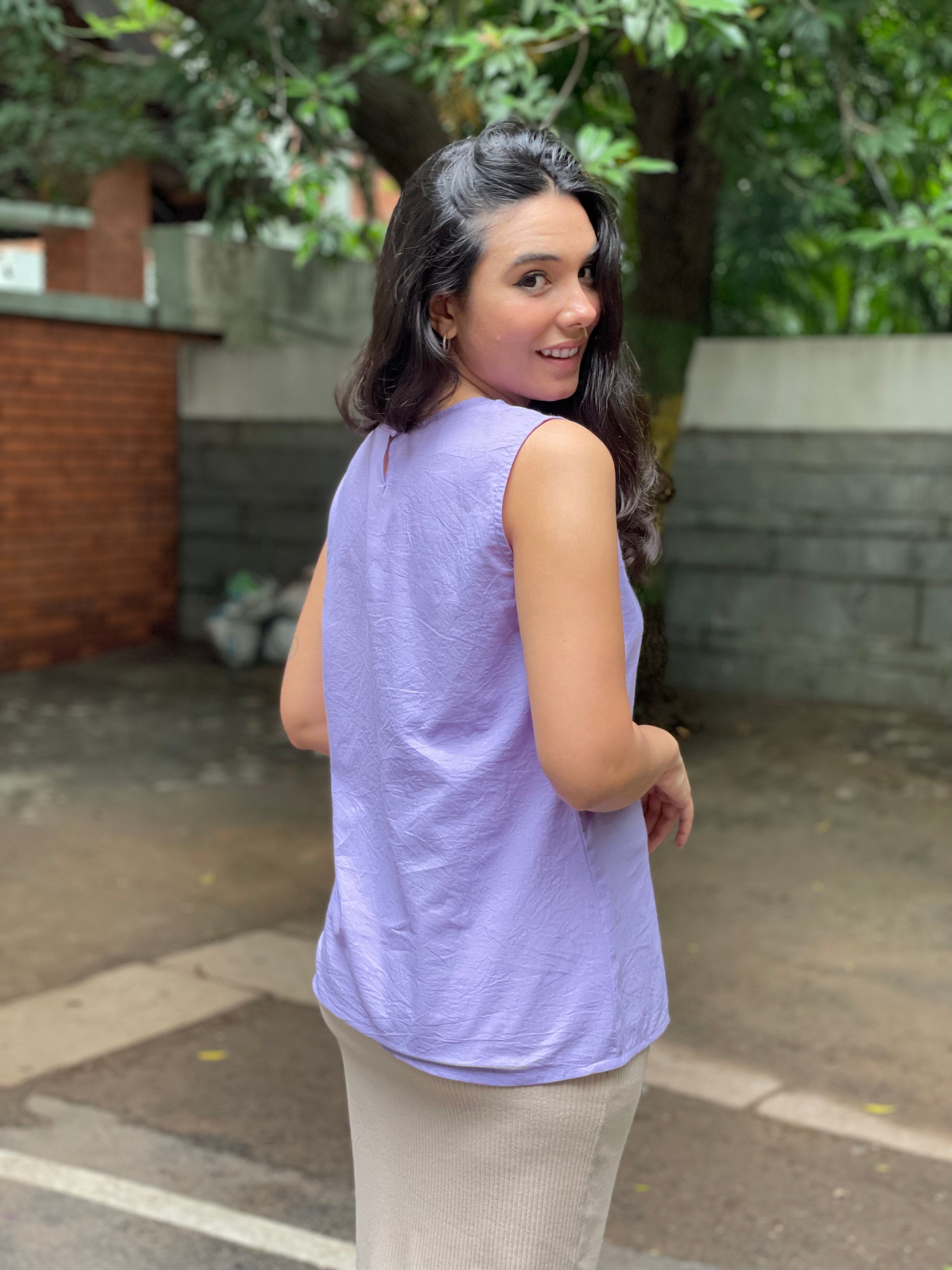 Lavender Dream Organic Cotton Top