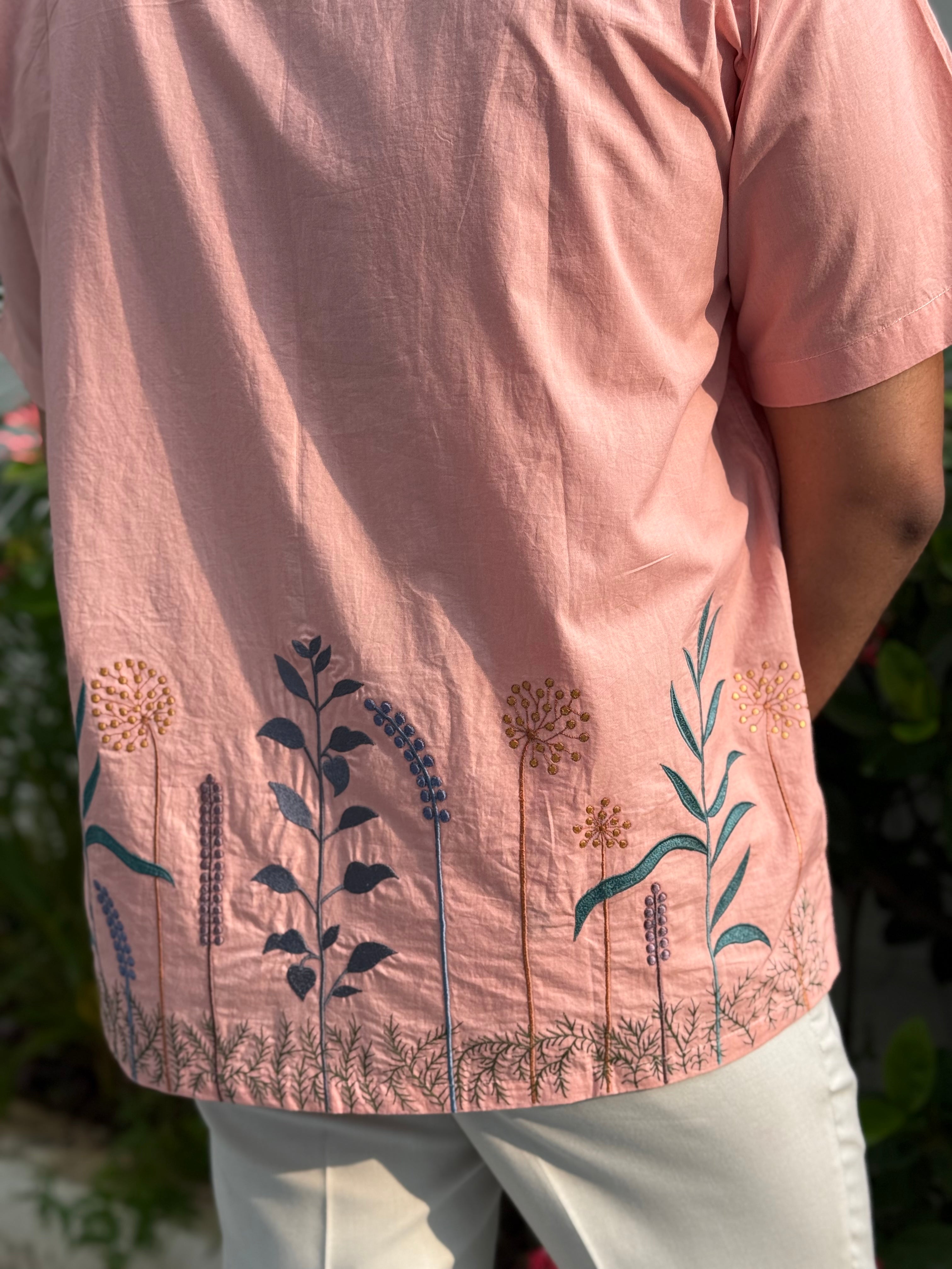 Blush Bloom Organic Cotton Shirt