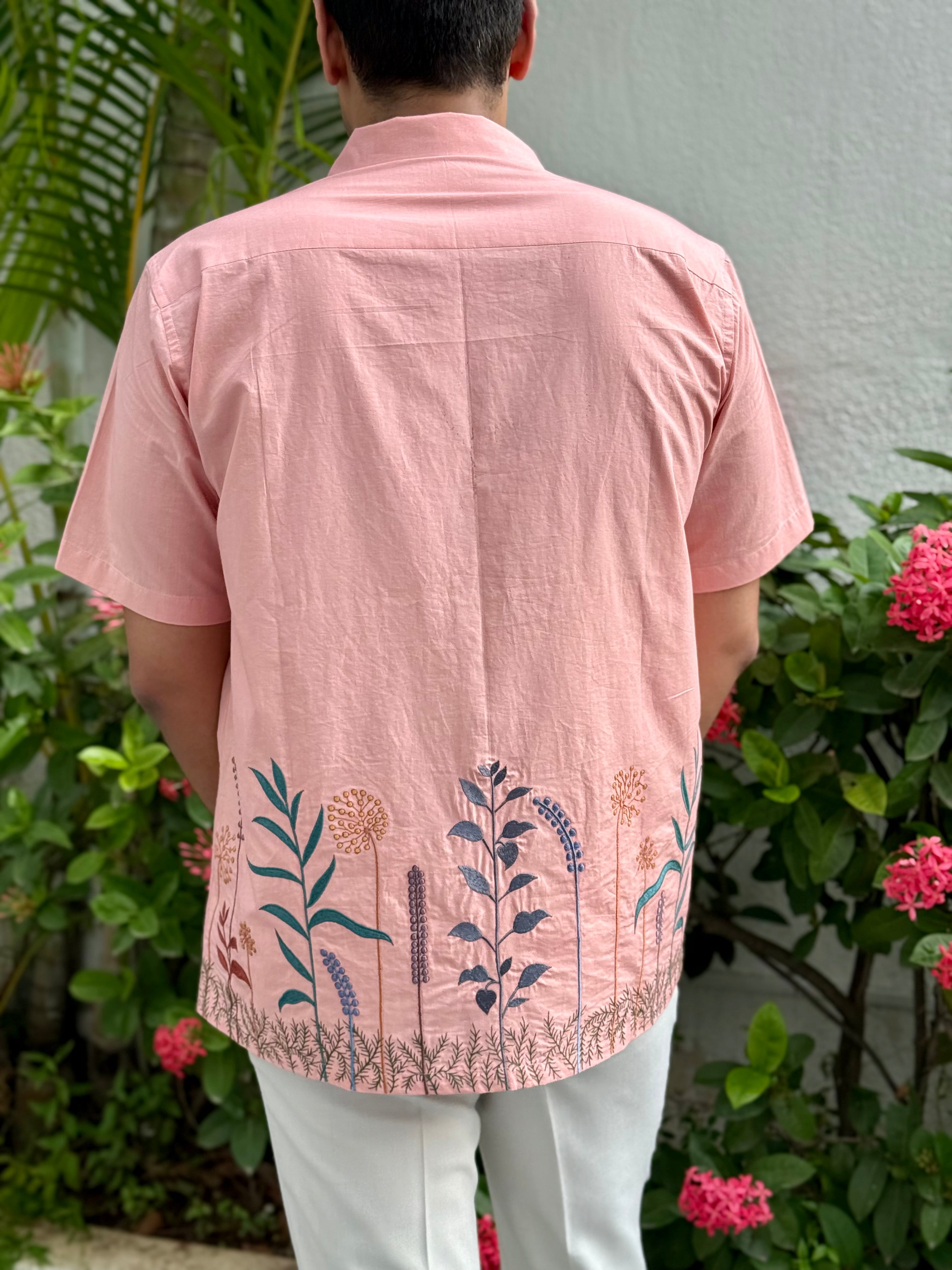 Blush Bloom Organic Cotton Shirt